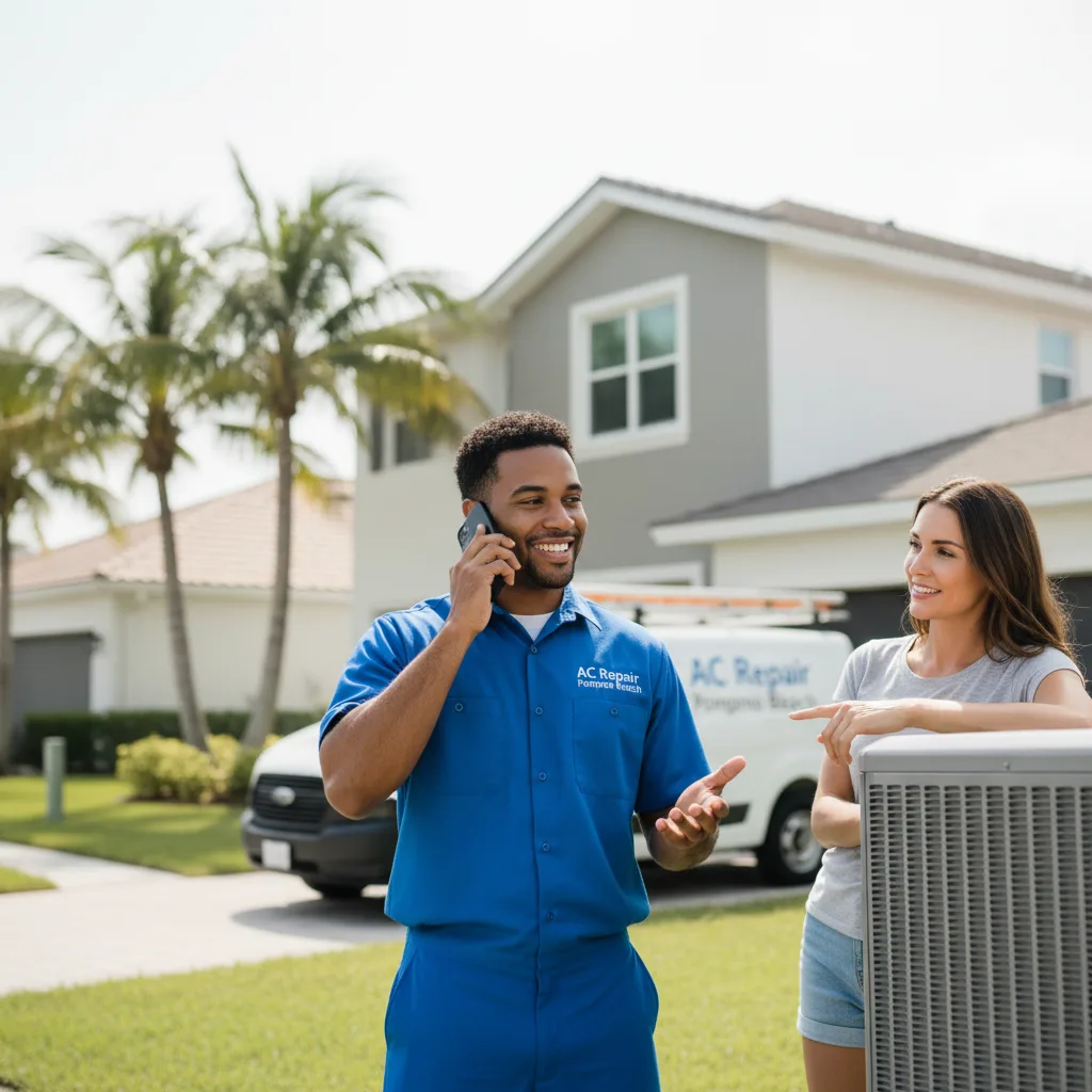 AC Repair Pompano Beach customer support in Riegelwood
